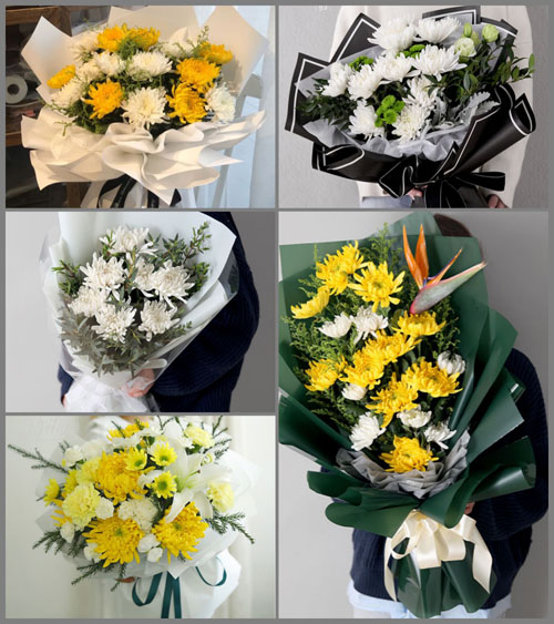 广东肇庆市德庆县莫村镇双栋村白事花束代送